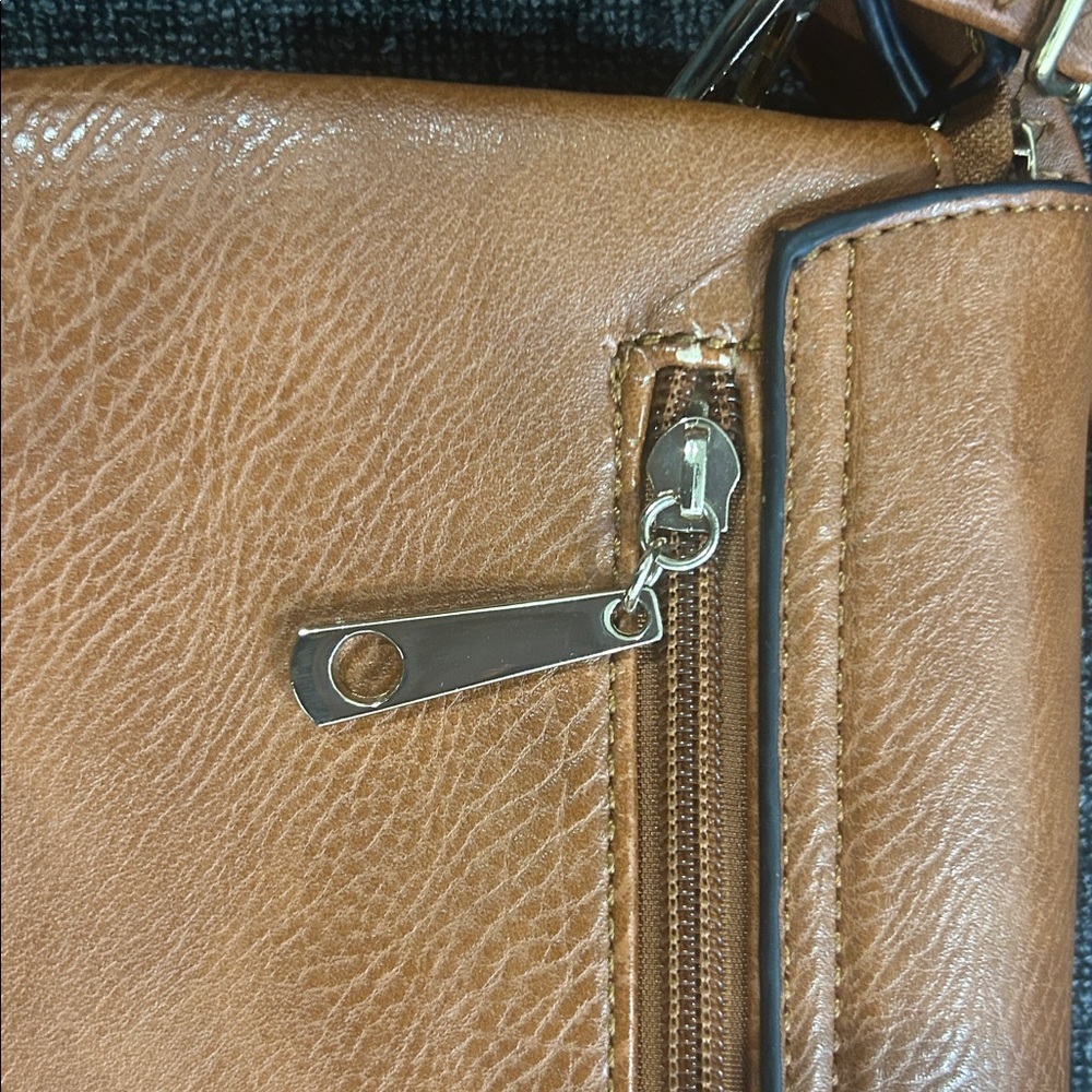 Michael Kors Brown Leather Crossbody Bag - Picture 9 of 9